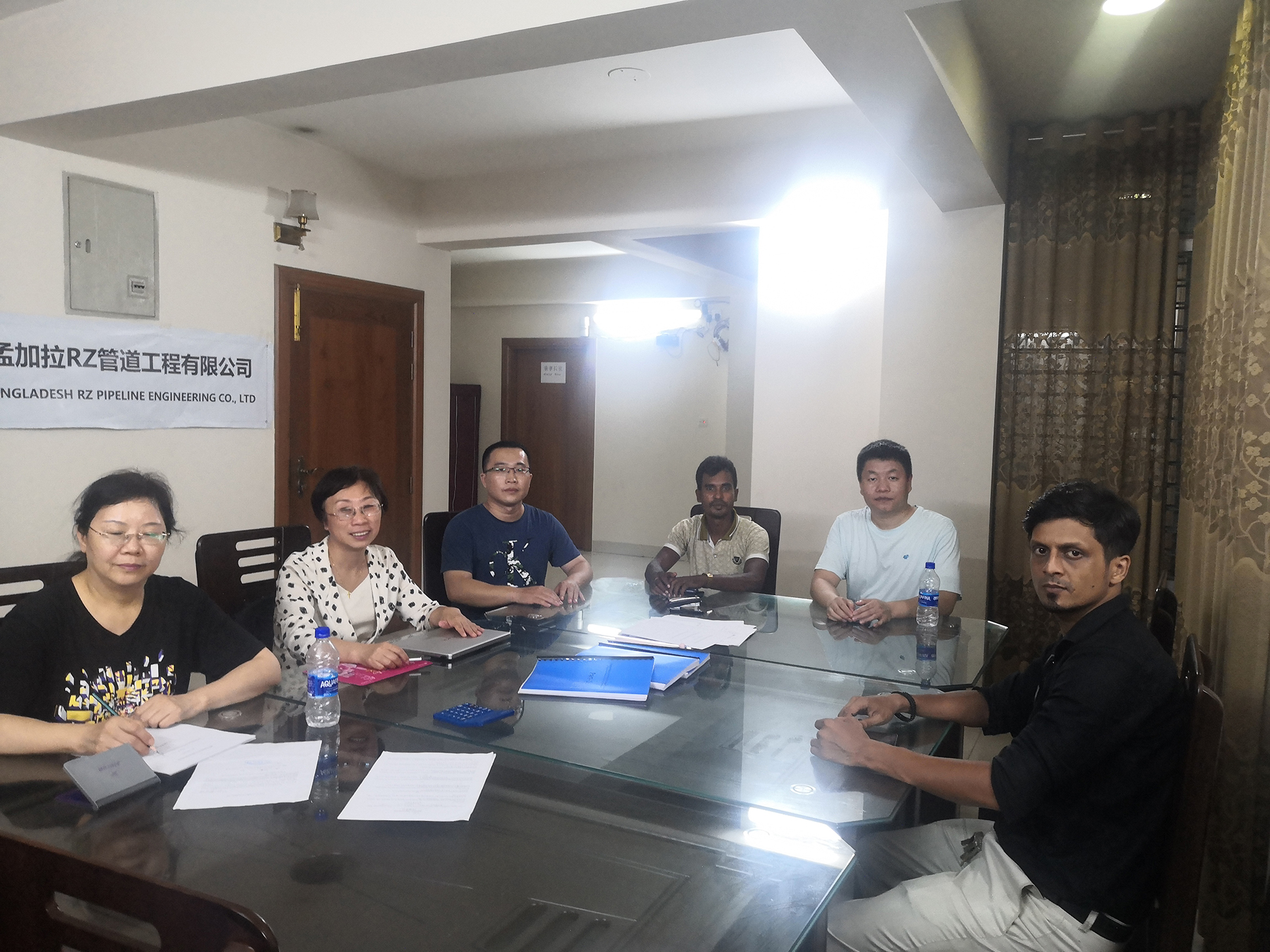 HXQC篤定前行 穩(wěn)步推進國際業(yè)務 系列報道之二：HXQC為孟加拉RZ管道工程有限公司保駕護航